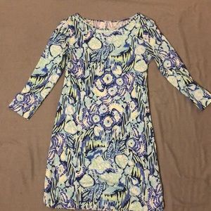 Lilly Pulitzer colorful blue summer dress